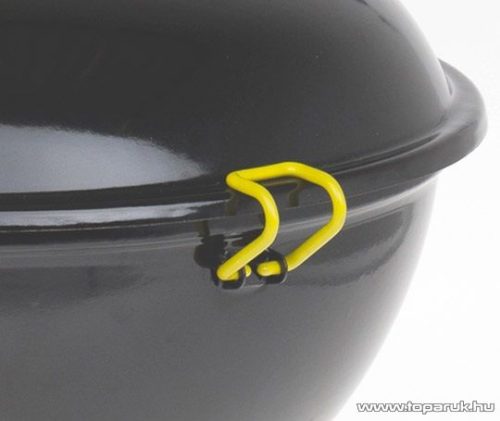 Landmann 31377 Piccolino faszenes asztali gömbgrill, zománcozott fedéllel és tűztérrel, fekete (4 személyes)