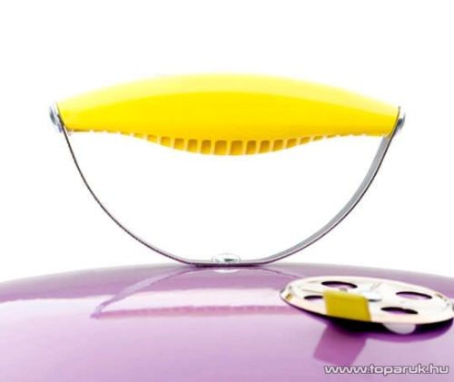 Landmann  31378 Piccolino faszenes asztali gömbgrill, zománcozott fedéllel és tűztérrel, lila (4 személyes)