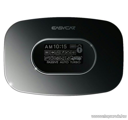 EASYCAR E9-A Autóriasztó, 1 db LCD + 1 db kiegészítő távirányítóval, tartóval, sziréna, rezgésérzékelő, antenna funkcióval