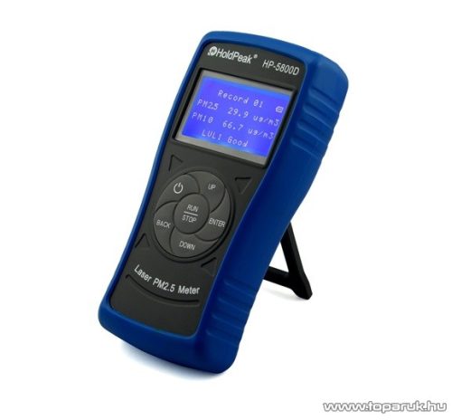 HOLDPEAK 5800D Digitális szállópor koncentráció mérő, PM2,5 és PM10 mérésére