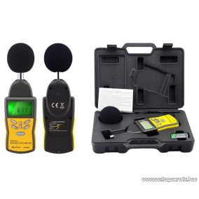   HOLDPEAK 882A Digitális zajszintmérő mérőműszer kofferben, 30-130dBA, 35-130dBC, számjegyes és bargraph megjelenítés funkcióval