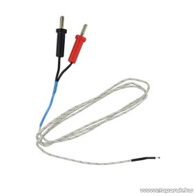   HOLDPEAK K mini hőmérő szonda 01-2, NTC hőmérő szonda HOLDPEAK multiméterekhez, -40°C / +260°C