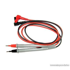   HOLDPEAK Kétszínű univerzális mérőzsinór pár digitális multiméterekhez, piros/fekete, 100 cm (110669)