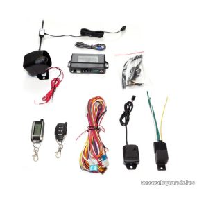   STEEL MATE 888X1O Autóriasztó, egy és kétirányú adóval, LCD kijelzővel, USB töltő funkcióval