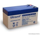   Ultracell 12V, 1,3Ah Zselés, ólom akkumulátor, gondozásmentes szünetmentes akku