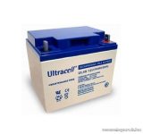   Ultracell 12V, 40Ah Zselés, ólom akkumulátor, gondozásmentes szünetmentes akku