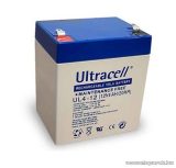   Ultracell 12V, 4Ah Zselés, ólom akkumulátor, gondozásmentes szünetmentes akku