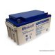 Ultracell 12V, 65Ah Zselés, ólom akkumulátor, gondozásmentes szünetmentes akku