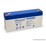   Ultracell 6V, 3,4Ah Zselés, ólom akkumulátor, gondozásmentes szünetmentes akku