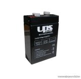   UPS 6V, 2,8Ah Zselés, ólom akkumulátor, gondozásmentes szünetmentes akku