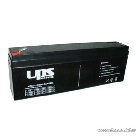   UPS Power 12V, 2.2Ah, zselés, ólom akkumulátor, gondozásmentes szünetmentes akku