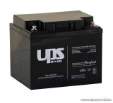  UPS Power 12V, 45Ah, zselés, ólom akkumulátor, gondozásmentes szünetmentes akku