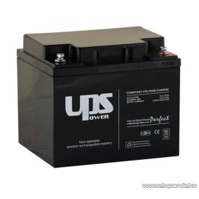   UPS Power 12V, 45Ah, zselés, ólom akkumulátor, gondozásmentes szünetmentes akku