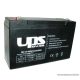 UPS Power 6V, 12Ah Zselés, ólom akkumulátor, gondozásmentes szünetmentes akku