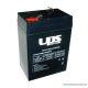 UPS Power 6V, 4 Ah Zselés, ólom akkumulátor, gondozásmentes szünetmentes akku