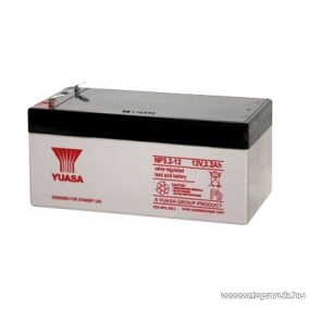   YUASA 12V, 3,2Ah Zselés, ólom akkumulátor, gondozásmentes szünetmentes akku