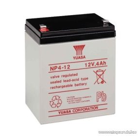   YUASA 12V, 4Ah Zselés, ólom akkumulátor, gondozásmentes szünetmentes akku