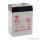 YUASA 6V, 4Ah Zselés, ólom akkumulátor, gondozásmentes szünetmentes akku