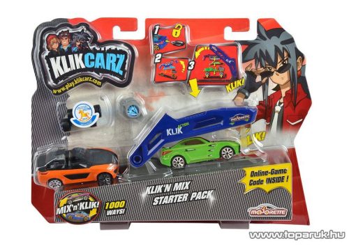 Klik Carz Mix'n'Klik kezdő szett, több féle (212050102) - készlethiány