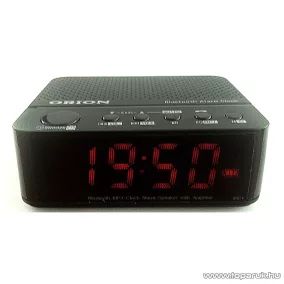   Orion OALC-5608B Digitális, rádiós asztali ébresztőóra, nagyméretű LED kijelzővel, fekete