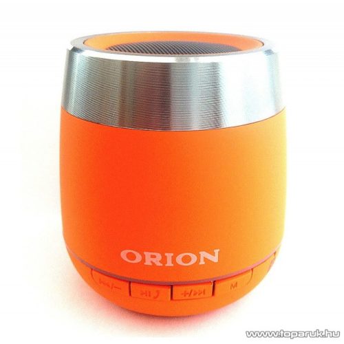 Orion OBLS-5381OR Bluetooth vezeték nélküli hangszóró, FM rádióval, kihangosítóval, narancssárga