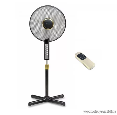 Orion OFS-S160R Álló ventilátor távirányítóval, 40 cm átmérő, fekete