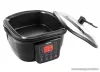 Orion OMC-1804 Elektromos multifunkcionális lassú főző, tapadásmentes főzőedény üvegtetővel, 2,5 literes
