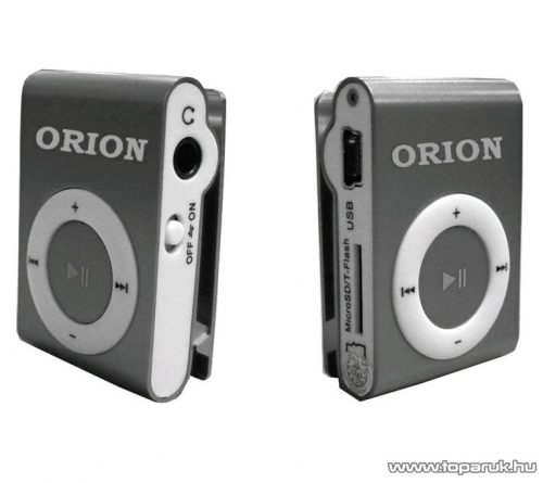 Orion OMP-09 fémházas, memóriakártyával bővíthető MP3 lejátszó