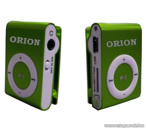 Orion OMP-09 fémházas, memóriakártyával bővíthető MP3 lejátszó