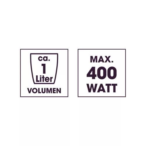 GourmetMaxx DS19178 GLASS Elektromos rizsfőző és pároló üvegfedővel, melegentartás funkcióval, 400 W / 1 liter