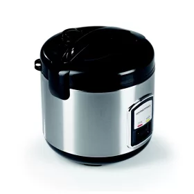   GourmetMaxx DS14655 INOX elektromos automata rizsfőző, melegentartás funkcióval, 400 W / 1 liter