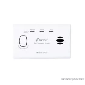   Kidde K7CO-HU Elemes szénmonoxid érzékelő, CO riasztó LED visszajelzővel, 10 év élettartam