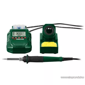   ParkSide PLSD 60 C3 Digitális forrasztópáka állomás LCD kijelzővel, 60 W