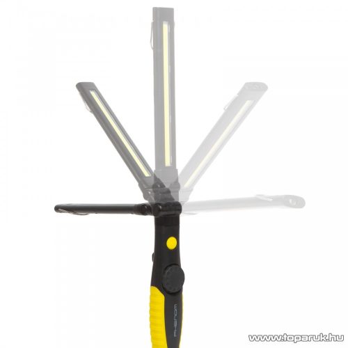 Phenom Akkumulátoros COB LED-es munkalámpa, 360 fokban hajtható fejrésszel és állítható fényerővel (18647)