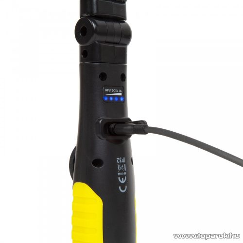 Phenom Akkumulátoros COB LED-es munkalámpa, 360 fokban hajtható fejrésszel és állítható fényerővel (18647)