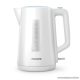 Philips HD9318/70 Daily Collection Vízforraló inox belsővel, fehér műanyag készülékházzal, rejtett fűtőszállal, 2200 W (1,7 literes)