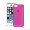 PURO iPhone SE / 5 / 5s Ultra Slim ultravékony okostelefon tok + képernyővédő fólia, 0.3mm, rózsaszín (pink)