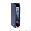 PURO iPhone SE / 5 / 5s Ultra slim ultravékony okostelefon flip bőrtok, kék