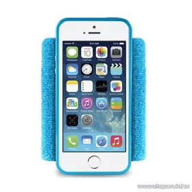   PURO iPhone SE / 5 / 5s RUNNING BAND karra rögzíthető, rugalmas, gumírozott okostelefon tok, kék