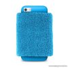 PURO iPhone SE / 5 / 5s RUNNING BAND karra rögzíthető, rugalmas, gumírozott okostelefon tok, kék