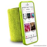   PURO iPhone SE / 5 / 5s RUNNING BAND karra rögzíthető, rugalmas, gumírozott okostelefon tok, zöld