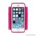 PURO iPhone SE / 5 / 5s RUNNING BAND karra rögzíthető, rugalmas, gumírozott okostelefon tok, rózsaszín (pink)