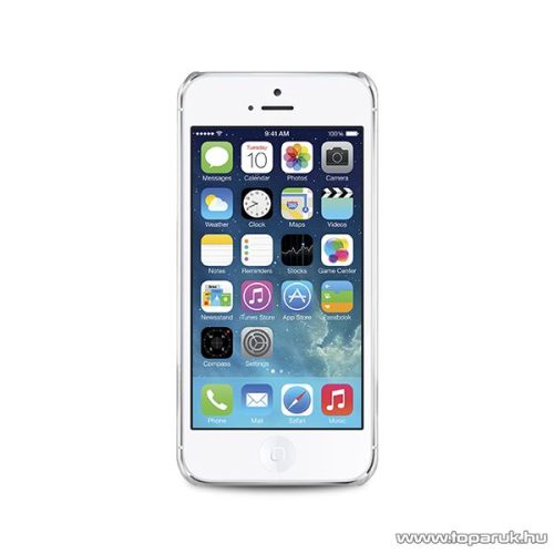 PURO iPhone SE / 5 / 5s okostelefon tok, csíkos, arany/korall