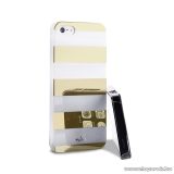   PURO iPhone SE / 5 / 5s okostelefon tok, csíkos, arany/fehér