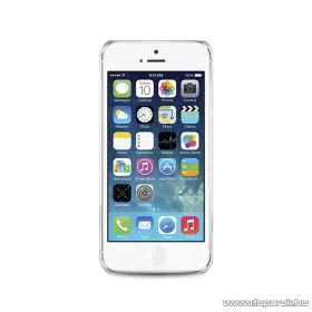   PURO iPhone SE / 5 / 5s okostelefon tok, csíkos, ezüst/piros