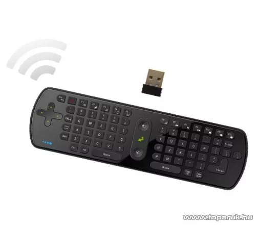 MEASY RC11 Air Mouse légegér és vezeték nélküli billentyűzet a Measy U4A+ HDMI Android Mini PC TV (okosító) stick-hez - megszűnt termék: 2015. november