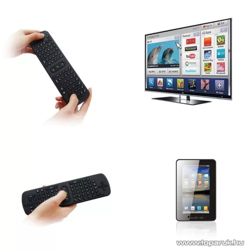 MEASY RC11 Air Mouse légegér és vezeték nélküli billentyűzet a Measy U4A+ HDMI Android Mini PC TV (okosító) stick-hez - megszűnt termék: 2015. november