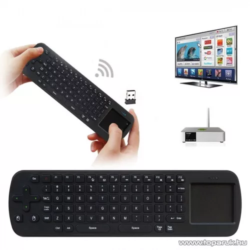MEASY RC12 Air Mouse Egér, billentyűzet, távirányító és touchpad egyben a Measy U4A+ HDMI Android Mini PC TV (okosító) stick-hez - megszűnt termék: 2015. szeptember