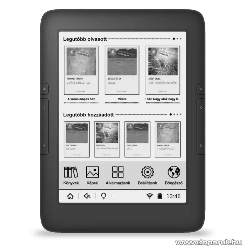 WayteQ Digi-Book xBook-60FL 6"-os E-book (e-könyv) olvasó - megszűnt termék: 2015. május