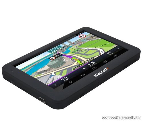 WayteQ X995 Android 5"-os GPS navigáció készülék, 8 GB + Sygic 3D Teljes Európa térképszoftverrel (élettartam frissítéssel)